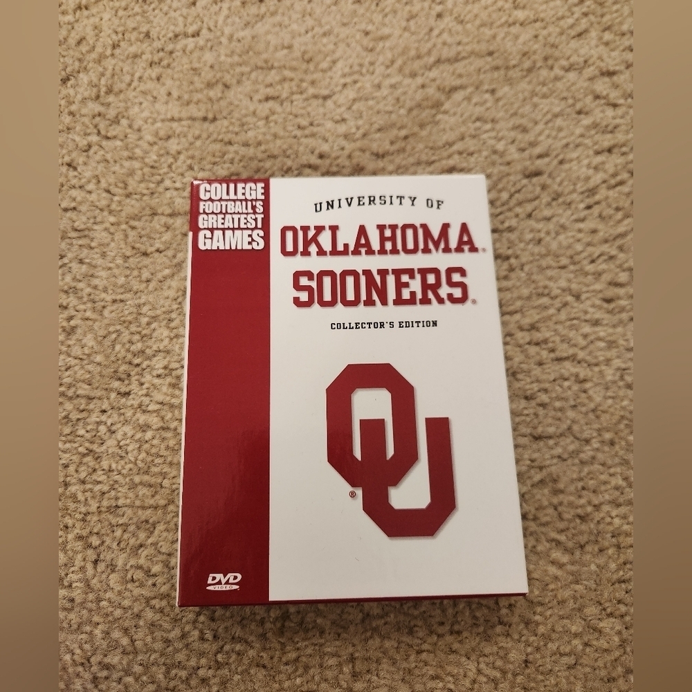 Oklahoma Sooners Greatest‎ Games (DVD, 2008) Like NEW 5-DVD BOXSET